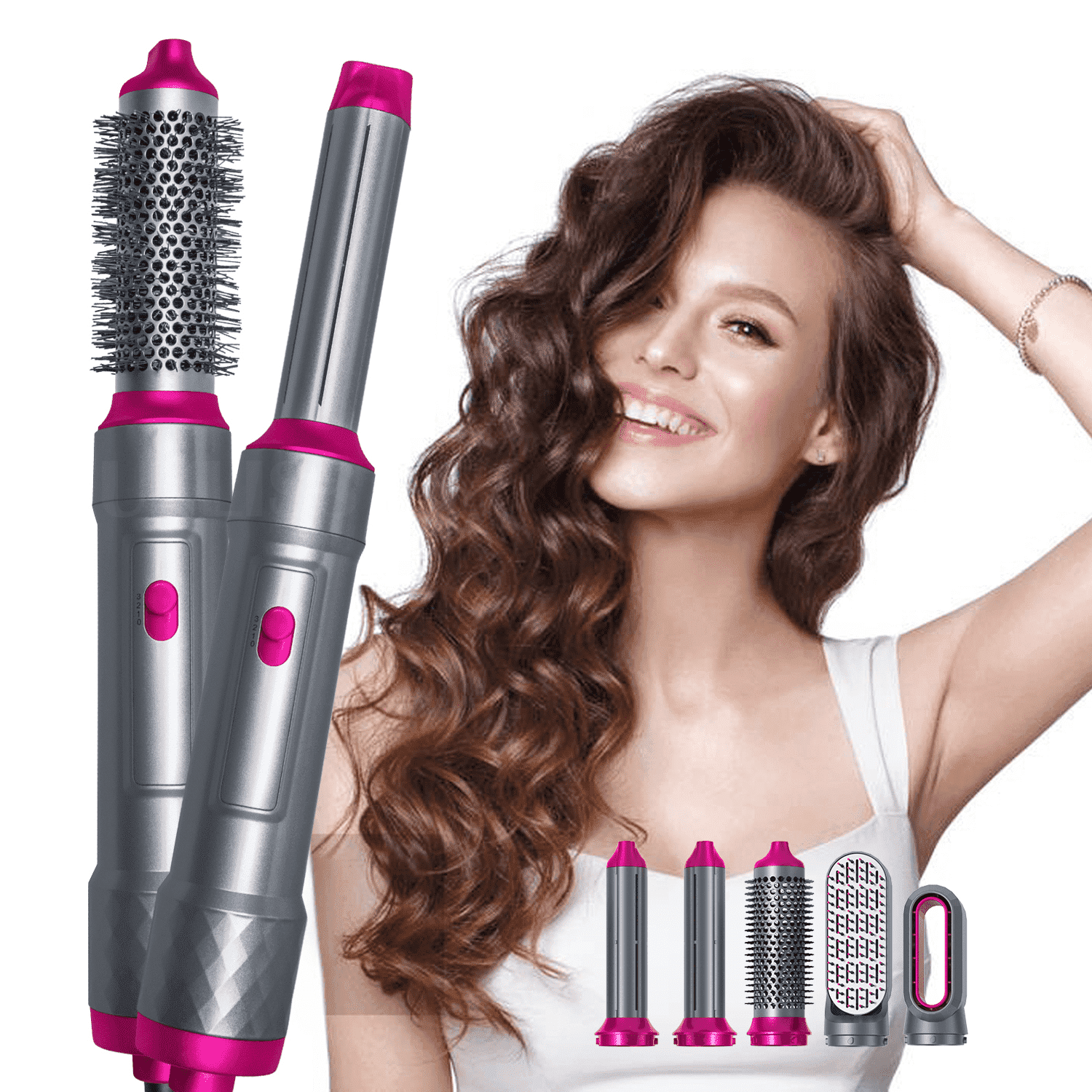 Escova Secadora e Modeladora 5 em 1 Profissional Venelle