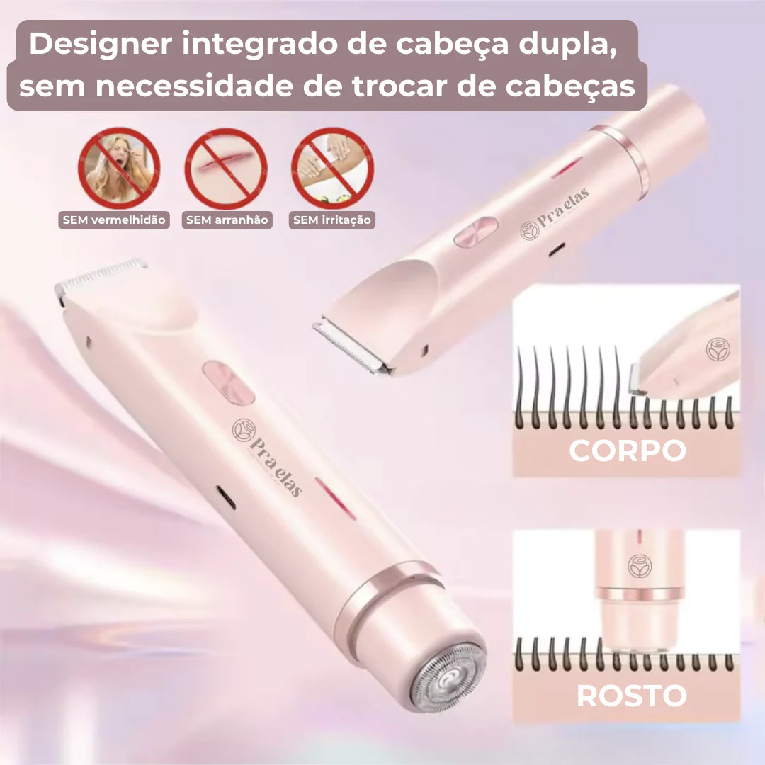 Super Liquidação - Depilador Venelle 2 em 1 (corporal e facial) + Brindes